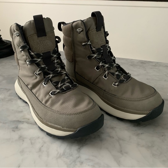 The North Face Men’s Bergen Waterproof Winter Boots Size 8.5 Gray - Picture 1 of 10